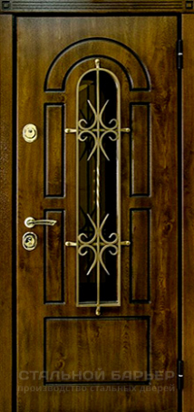 Дверь с ковкой №12